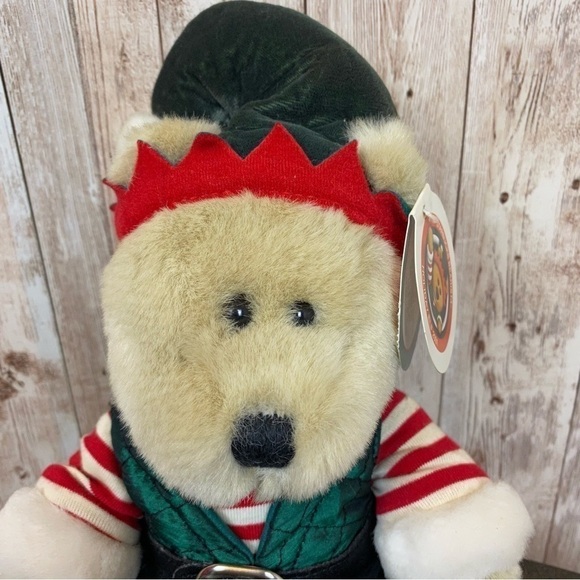 Starbucks Bearista Holiday Elf 2001 Plush 17th Edition - Picture 2 of 10